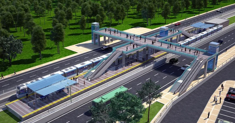 Körfezray Metrosu nun temeli cumartesi günü atılacak