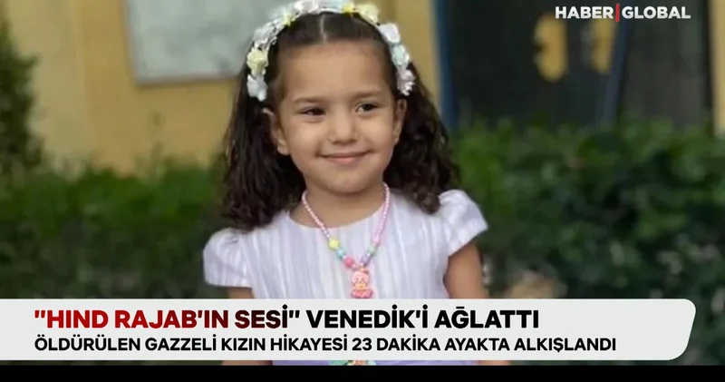 Hind Rajab ın Sesi Venedik i ağlattı: Öldürülen Gazzeli kızın hikayesi 23 dakika ayakta alkışlandı