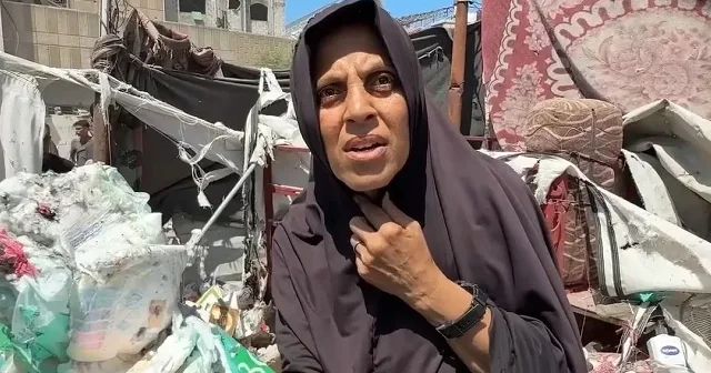İşgalcilerin çadırlara saldırısında hamile kadın şehit oldu: Onun suçu neydi? VİDEO İZLE