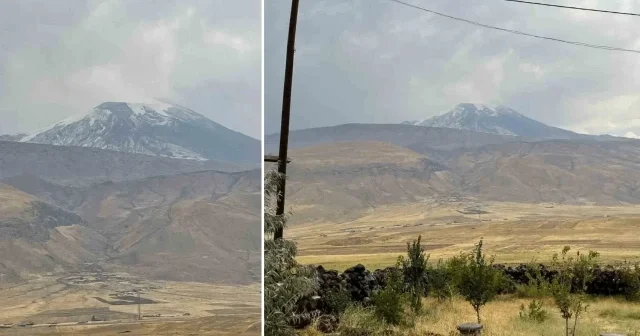 Ağrı Dağı beyaza büründü Ağrı Haberleri