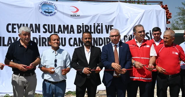 Kadirli de ilçesinde Tarımsal Su Canlandırma Projesi başlatıldı Osmaniye Haberleri