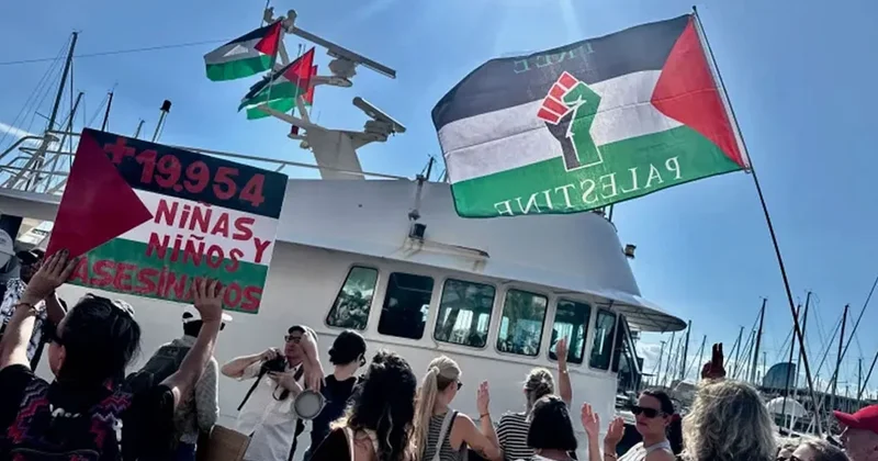 Dünya nefesini tuttu; Gazze ye yaklaşan tarihi filoyu bekliyor Sözcü Gazetesi