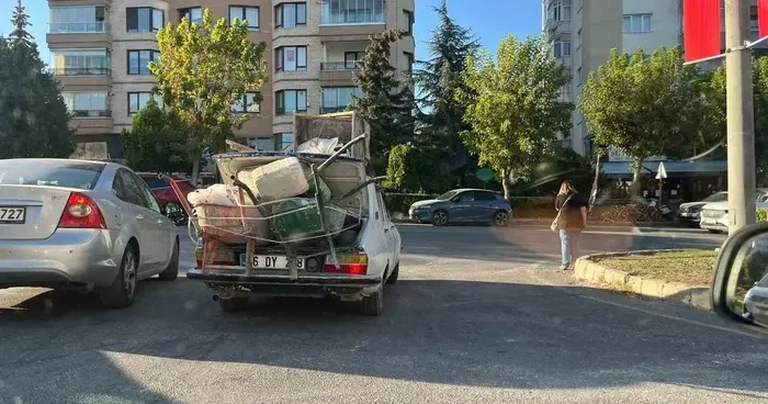 Trafikte tehlike saçtı