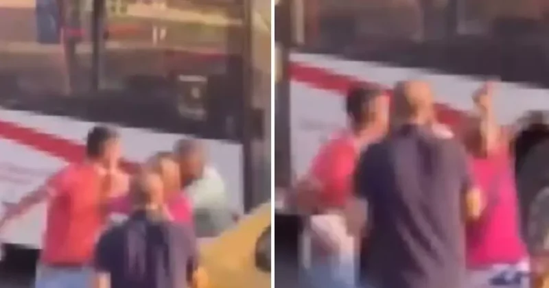 Her şey taksinin o sözleriyle başladı! Tekmeler, yumruklar havada uçuştu