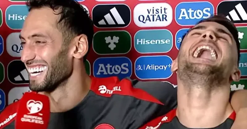 Hakan Çalhanoğlu ve Yunus Akgün den tartışma iddialarına kahkahalı cevap