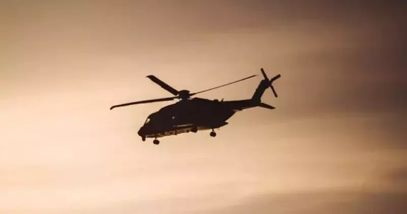 Endonezya da düşen helikopterin enkazı bulundu