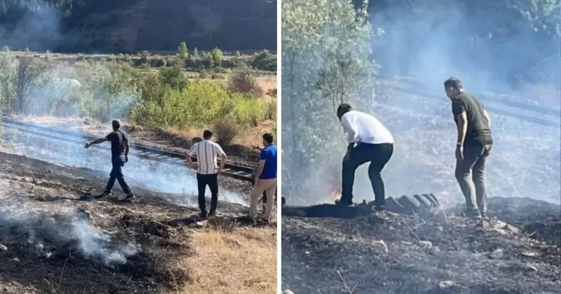 AK Parti milletvekilleri Karabük teki yangınlara anında müdahale etti