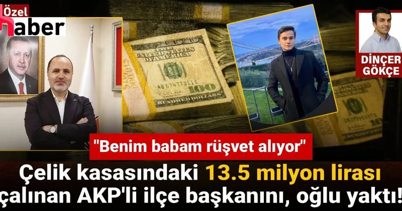 AKP’li isim, evindeki çelik kasada resmen hazine saklıyormuş!