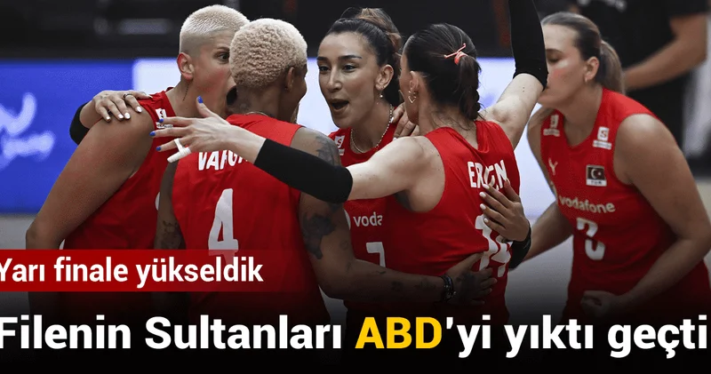 Filenin Sultanları ABD yi yıktı geçti: Yarı finaldeyiz
