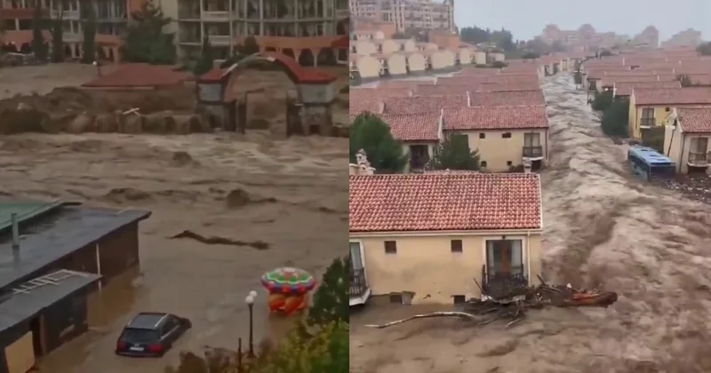 Türklerin akın ettiği tatil yeri sular altında kaldı! Olağanüstü hal ilan ettiler Sözcü Gazetesi