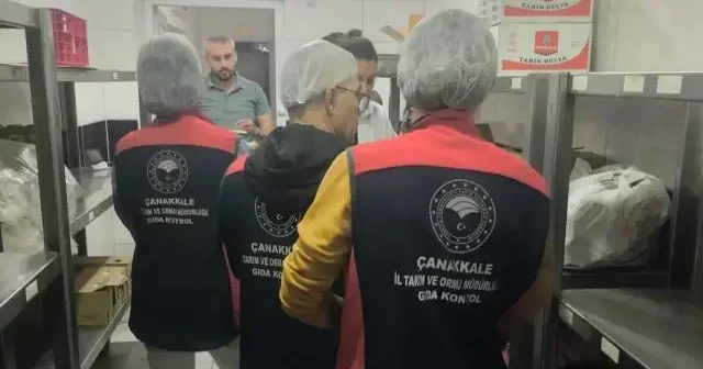 Çanakkale’de KYK yurt yemekhaneleri eş zamanlı denetlendi Çanakkale Haberleri