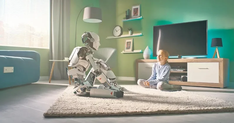 Robotlar çocukların öğrenme arkadaşı oluyor