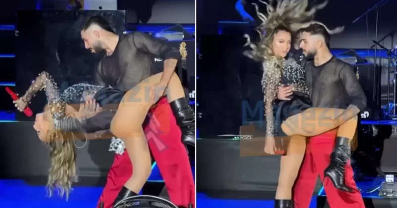 Hadise sahnede sınırları zorladı