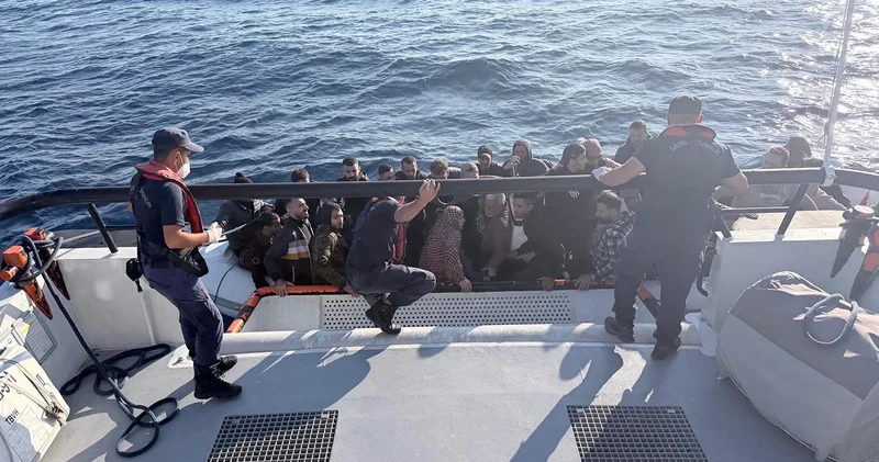 Bodrum da 35 kaçak göçmen yakalandı