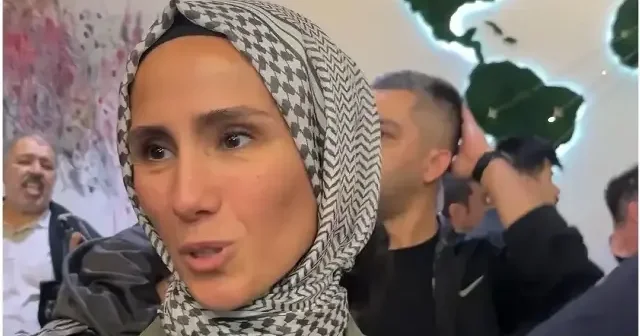 Sümeyye Erdoğan Sumud Filosu nu havalimanında karşıladı VİDEO İZLE