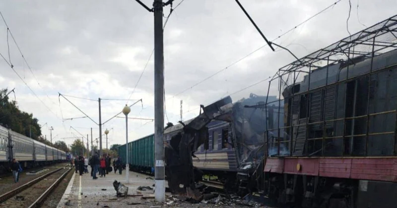 Rus İHA ları hareket halindeki sivil treni vurdu Sözcü Gazetesi
