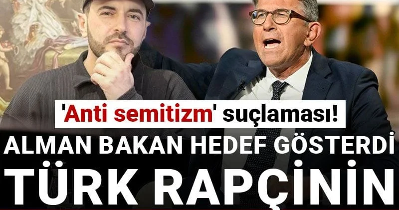 Alman Bakan hedef gösterdi Türk rapçinın konseri iptal edildi: Anti semitizm suçlaması!