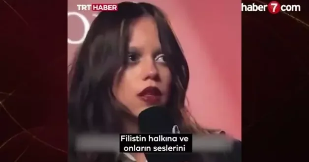 Wednesday yıldızı Jenna Ortega’dan Filistin’e destek