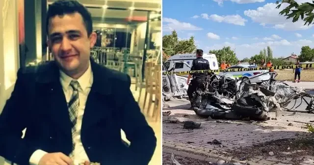 Konya da otomobilin çarpması ile ikiye bölünen araçta ölen öğretmen defnedildi Konya Haberleri