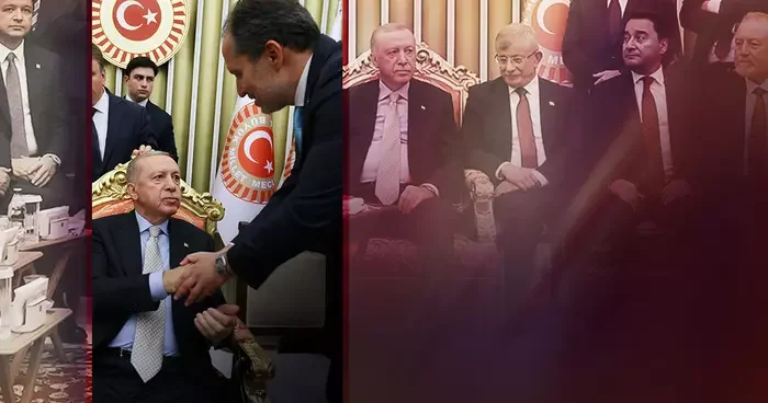 Cumhurbaşkanı Erdoğan la bir araya gelen Erbakan ın sözleri çok konuşulur! Topu diğer liderlere attı, referandum çıkışı dikkat çekti