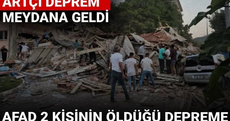 AFAD 2 kişinin öldüğü depreme ilişkin raporu paylaştı: 11 bin artçı deprem!