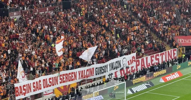 Galatasaray taraftarı Sergen Yalçın ın acısını unutmadı!