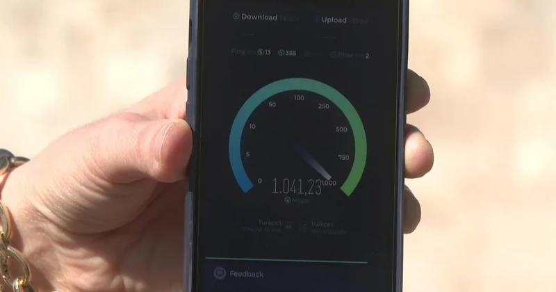 5G nin TBMM testlerindeki hızı 1500 megabite kadar ulaşıyor