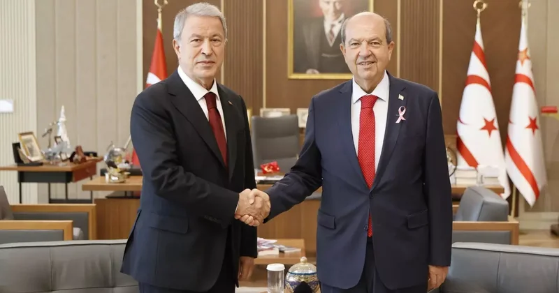 Hulusi Akar dan Cumhurbaşkanı Tatar a ziyaret