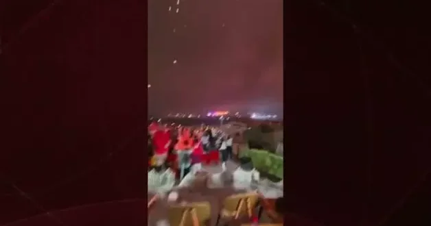 Çin de havai fişek faciası! Ateş yağmuru kameralara yansıdı!