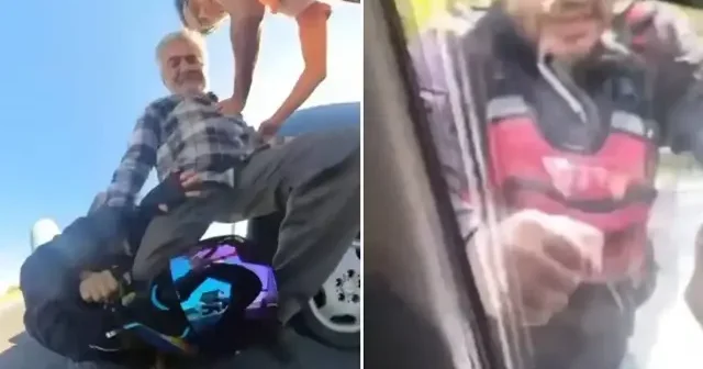 Kayseri de kız arkadaşını darbeden sürücüyü takip edip dövdü Kayseri Haberleri