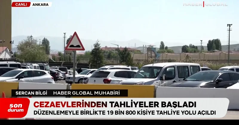 Cezaevlerinden tahliyeler başladı