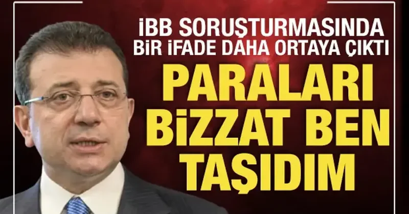 İBB soruşturmasında Servet Yıldırım ın ifadesi ortaya çıktı: Paraları ben taşıdım