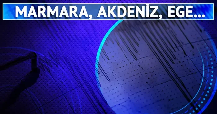 Son dakika Önce Akdeniz, sonra Ege: Çanakkale açıklarında deprem! Antalya ve İstanbul da saatler önce sallandı