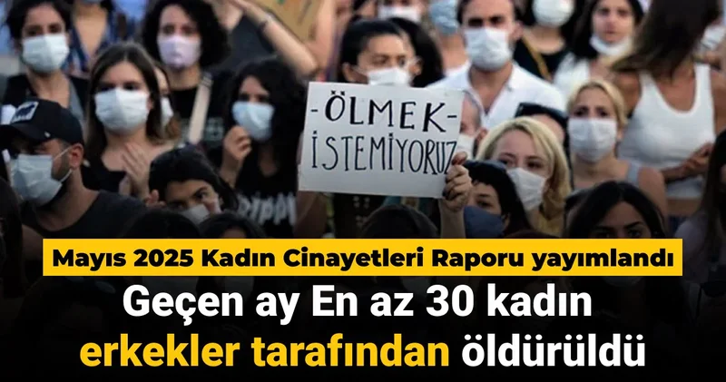 Mayıs 2025 Kadın Cinayetleri Raporu yayımlandı: En az 30 kadın erkekler tarafından öldürüldü