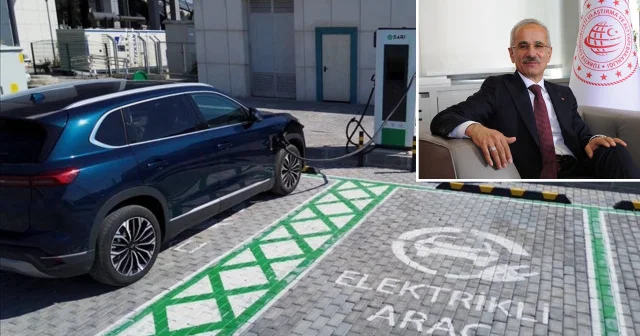 Ulaştırma ve Altyapı Bakanı Uraloğlu Türkiye de elektrikli araç şarj altyapısının hızla arttığını bildirdi Ekonomi Haberleri