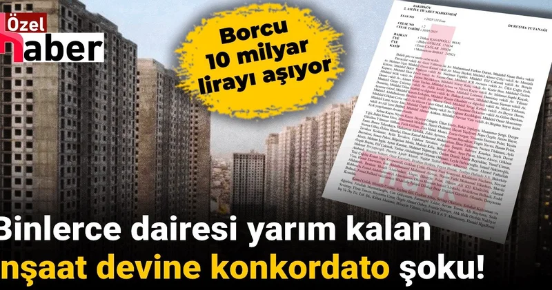 10 milyardan fazla borcu olan Yeşil GYO’ya mahkemeden ret kararı