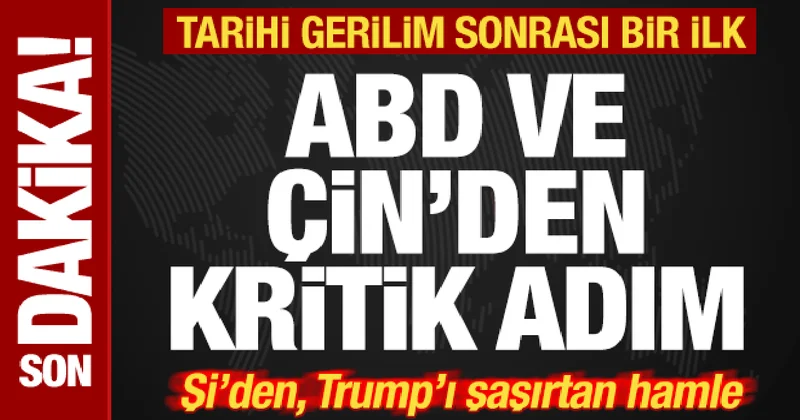 Tarihi gerilim sonrası bir ilk! Trump, Çin Devlet Başkanı Şi ile görüştü! Sürpriz davet