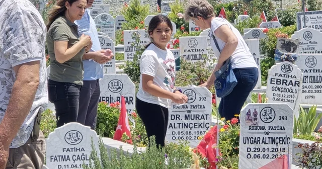 Hatay da Deprem Şehitliği nde dualar okundu Hatay Haberleri
