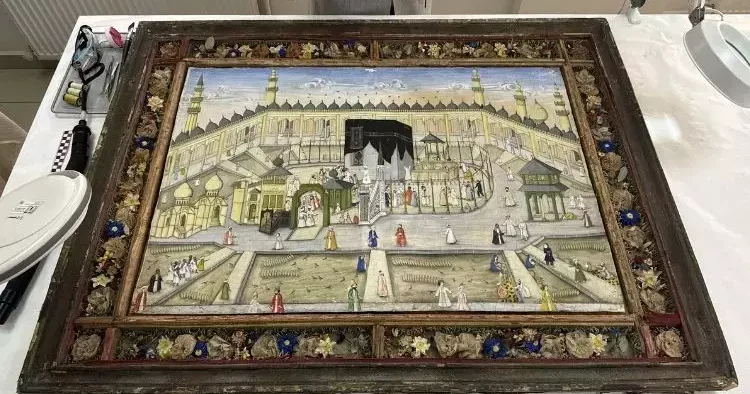 Kabe nin 200 yıllık tasviri ilk kez gün yüzüne çıktı