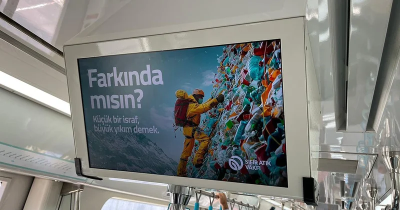 Atıkların zararlarına Farkında mısın? kampanyasıyla dikkat çekiliyor