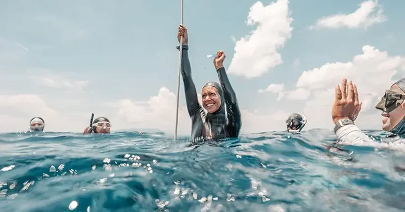 Serbest dalışçı Alice Ellialtıoğlu ndan yeni Türkiye rekoru Spor Haberleri