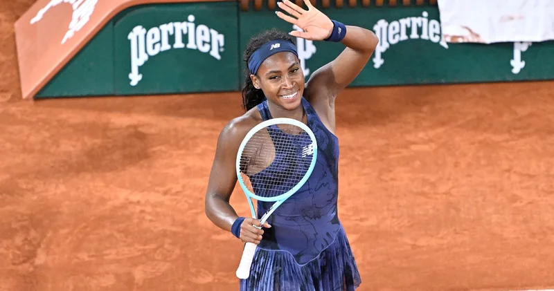 Boisson un peri masalına son veren Coco Gauff, Fransa Açık ta yarı finale yükseldi