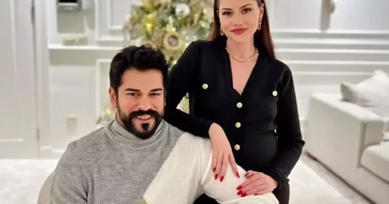 Burak Özçivit ten eşi Fahriye Evcen e aşk dolu kutlama