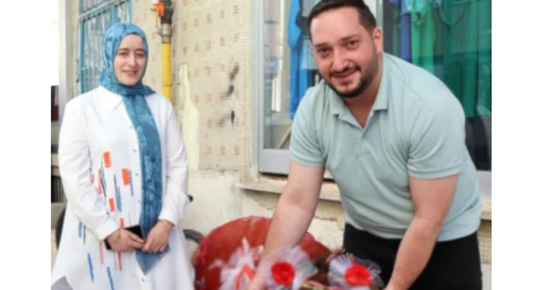 Erzurumlu damadın romantizmi şaşırttı