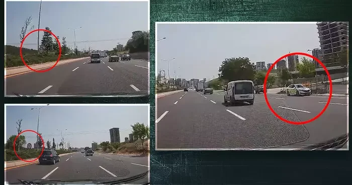 Sosyal medyanın konuştuğu video: Hız limitleri 70,50 ve 30 a düşüyor! 30 un arkasında radar duruyor