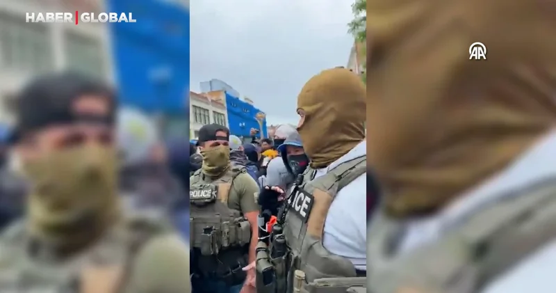 Chicago da göçmenlerin gözaltına alınması tepkiye neden oldu