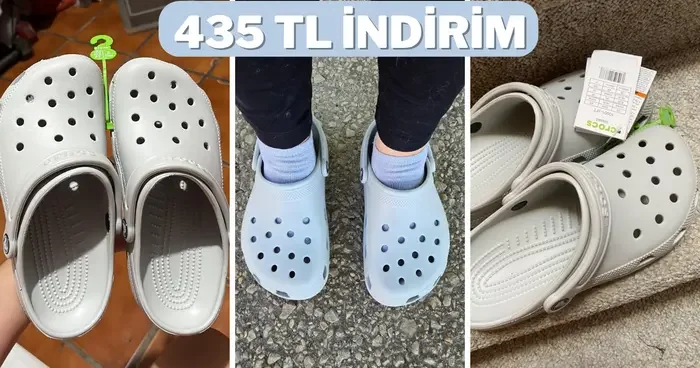 Fiyatı 1636 TL ye düştü! Crocs Classic serisinin en beğenilen modeli indirimde