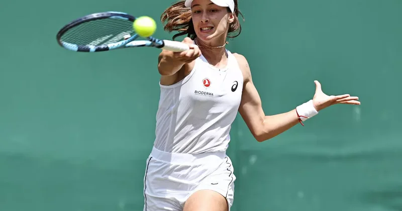 Seninle gurur duyuyoruz! Tarih yazmıştı: Zeynep Sönmez, Wimbledon a veda etti