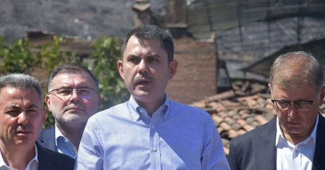 Bakan Kurum: Yangınlardan etkilenen 8 ilde toplamda 1168 bina zarar gördü İzmir Haberleri