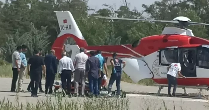 70 yaşındaki hasta ambulans helikopter ile Van a getirildi